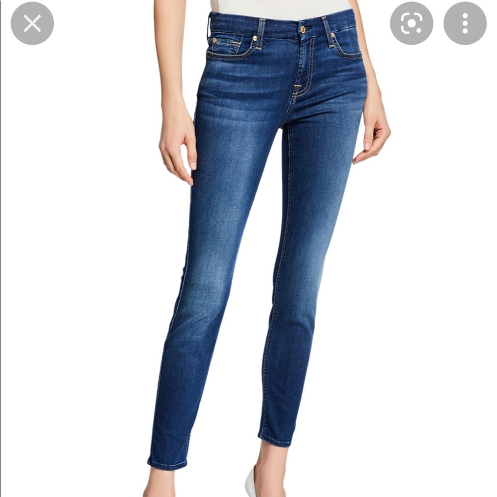 7 for all Mankind The Ankle Skinny size 27